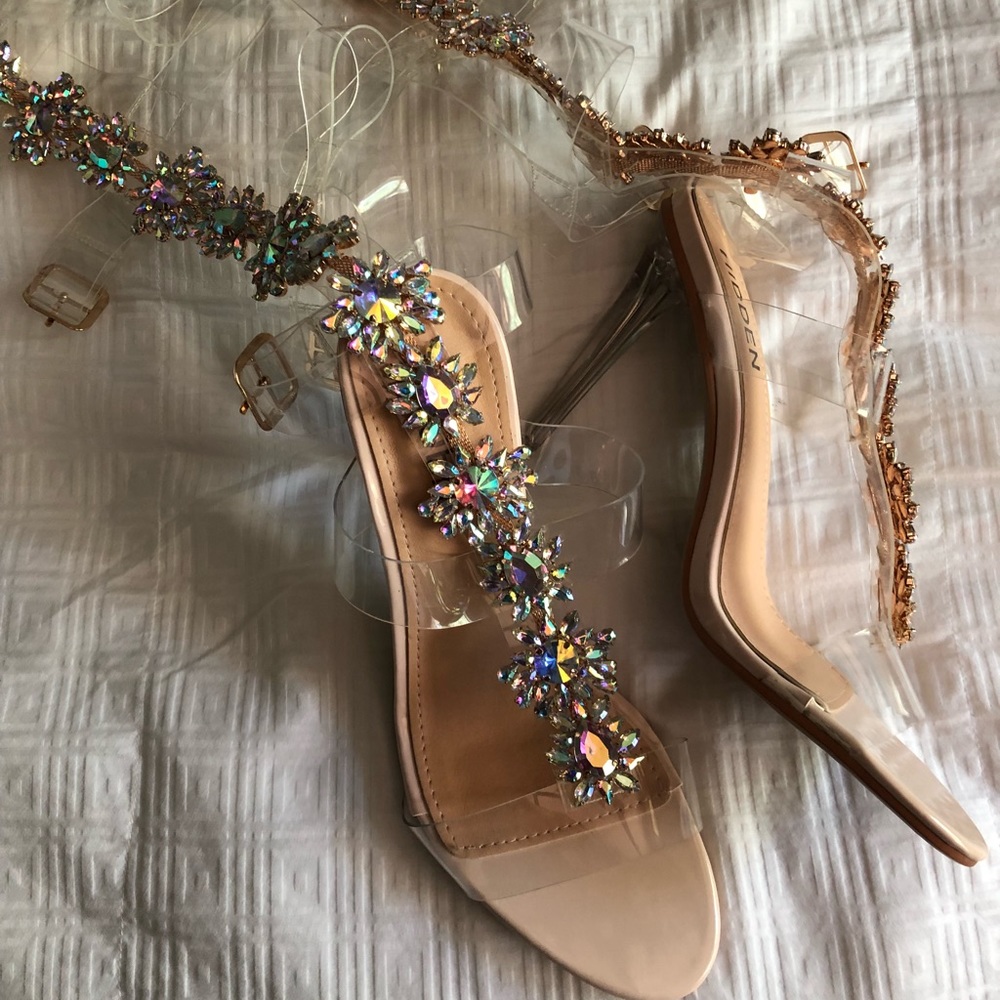 Knee High Embellished Sandals